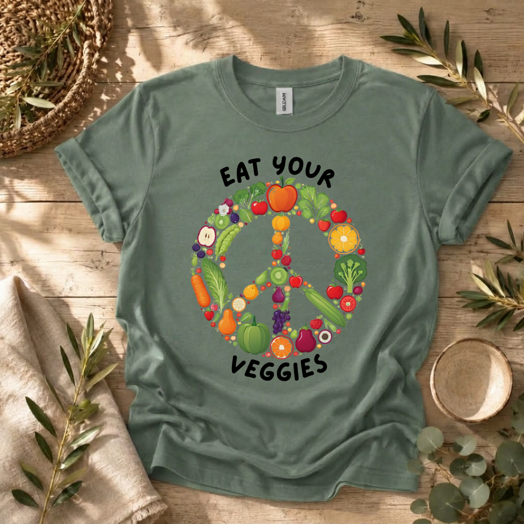 Veggies Peace Sign T-Shirt
