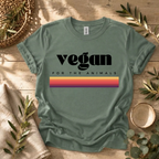 Vintage Vegan Rainbow T-Shirt
