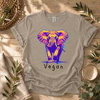 Grunge Vegan Elephant T-Shirt