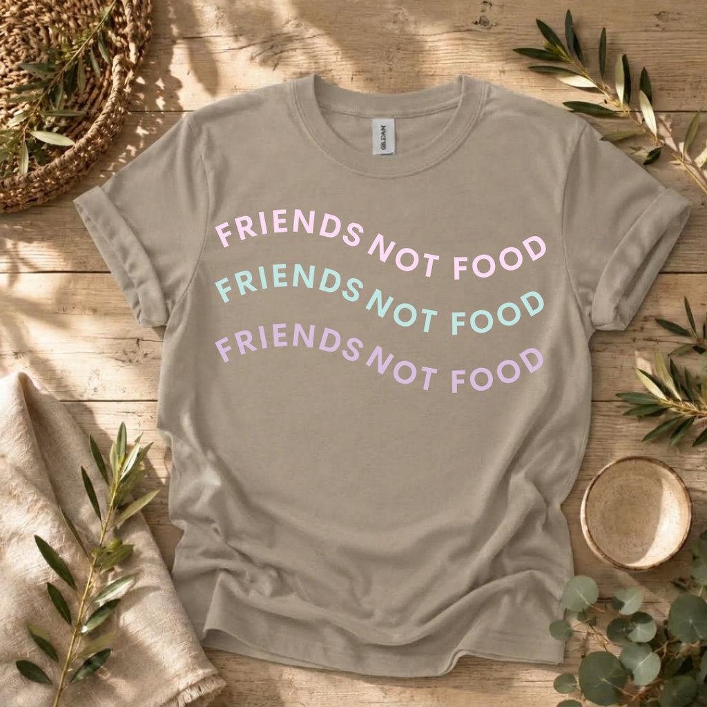 Friends Not Food Wave T-Shirt
