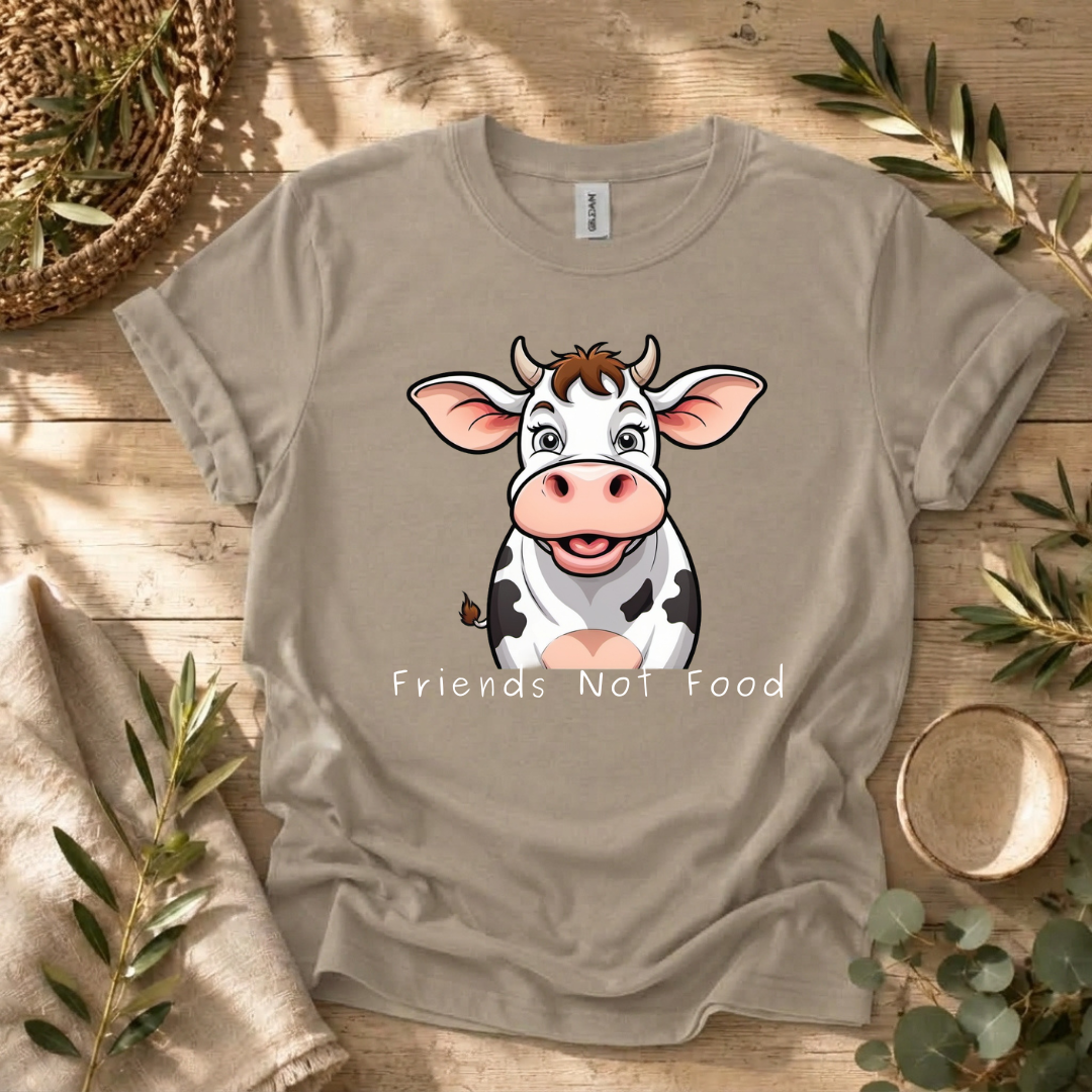 Friend Not Food Mama Cow T-Shirt