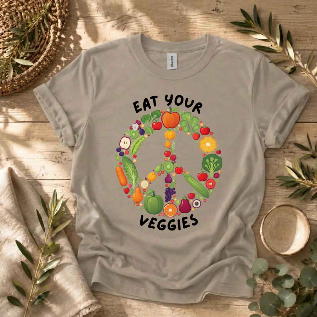 Veggies Peace Sign T-Shirt