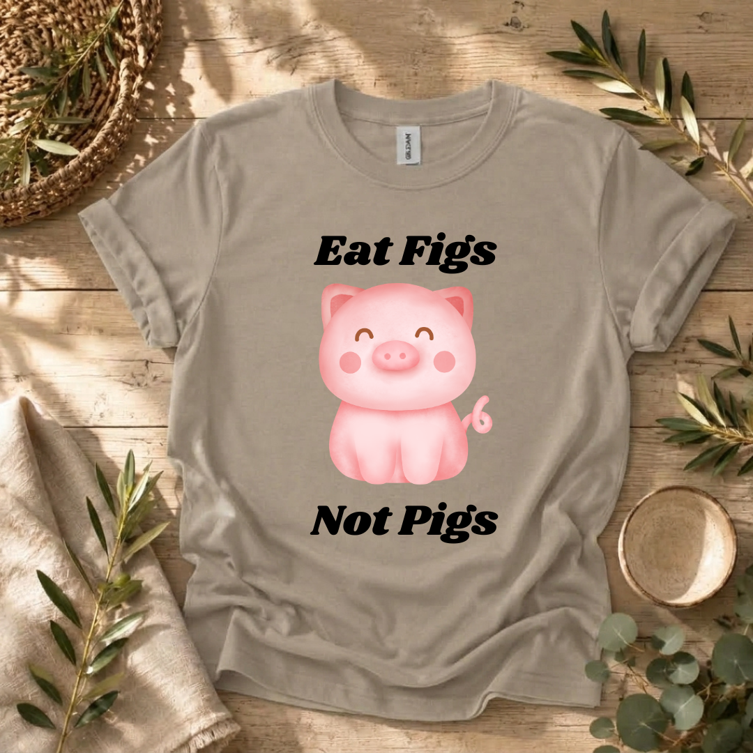 Eat Figs Piggy T-Shirt