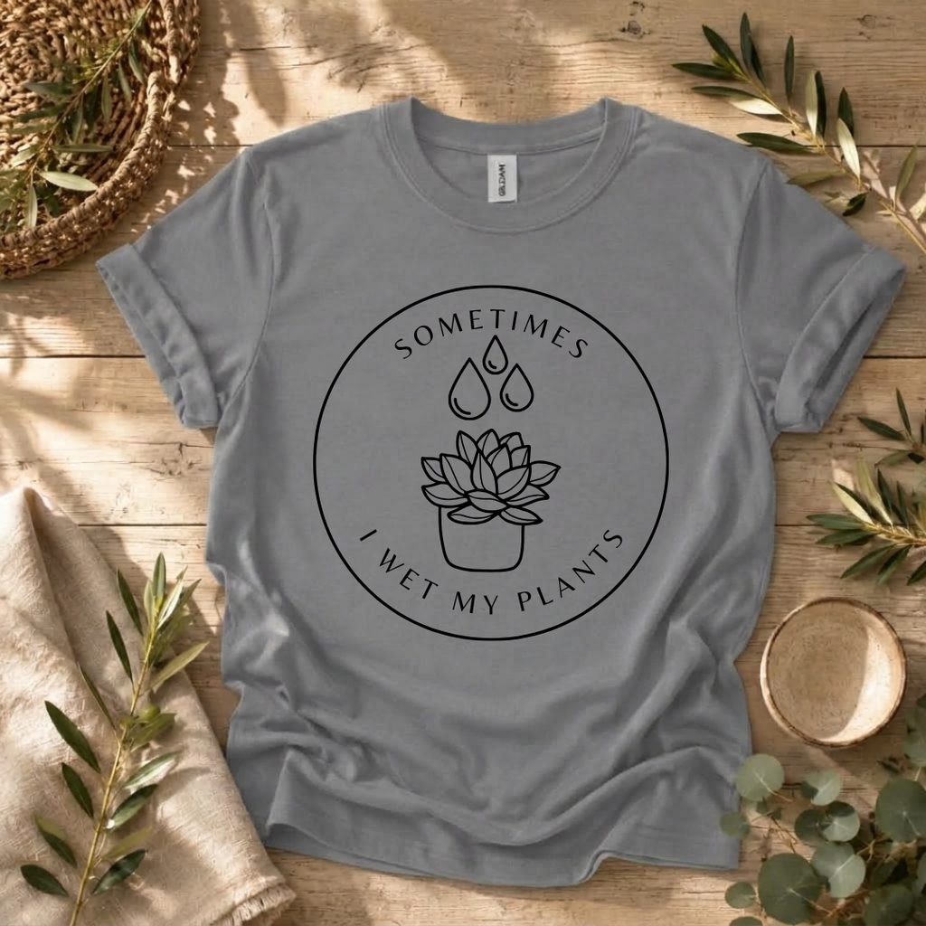 Sometimes I Wet My Plants T-Shirt