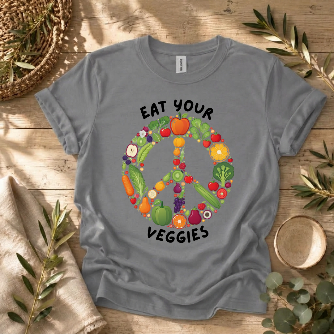 Veggies Peace Sign T-Shirt