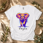 Grunge Vegan Elephant T-Shirt