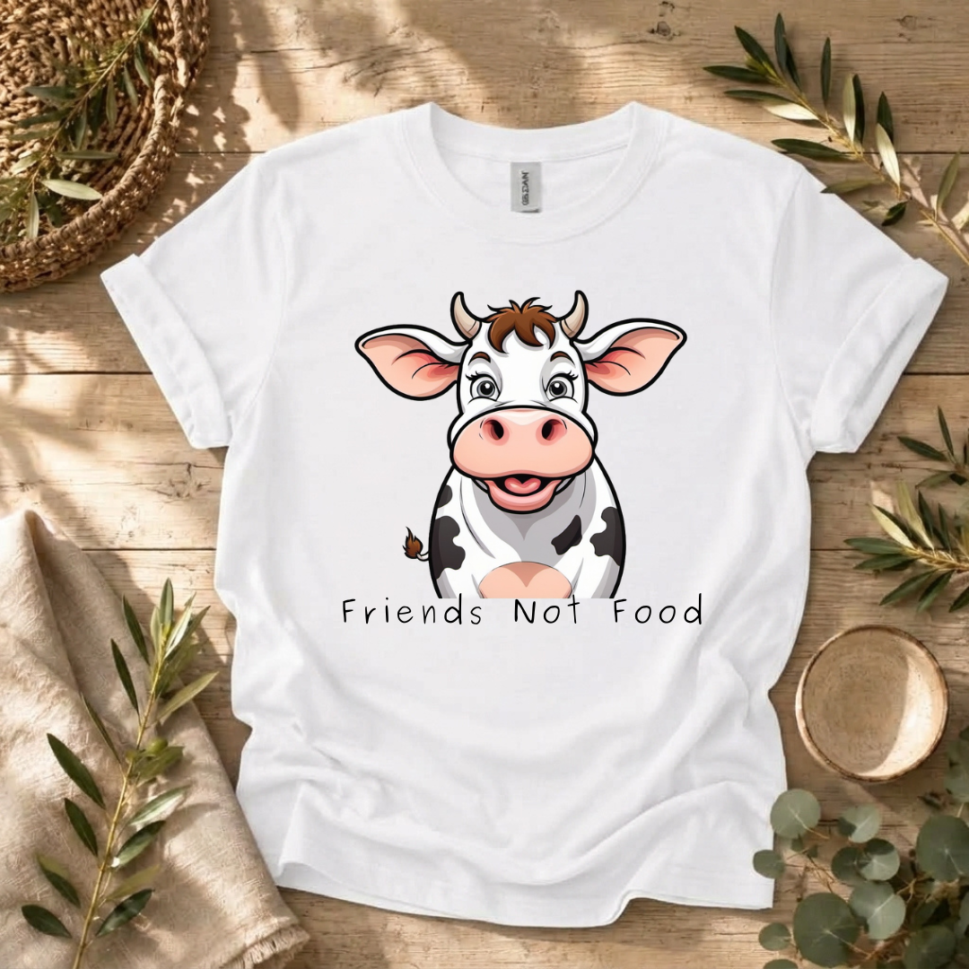 Friend Not Food Mama Cow T-Shirt