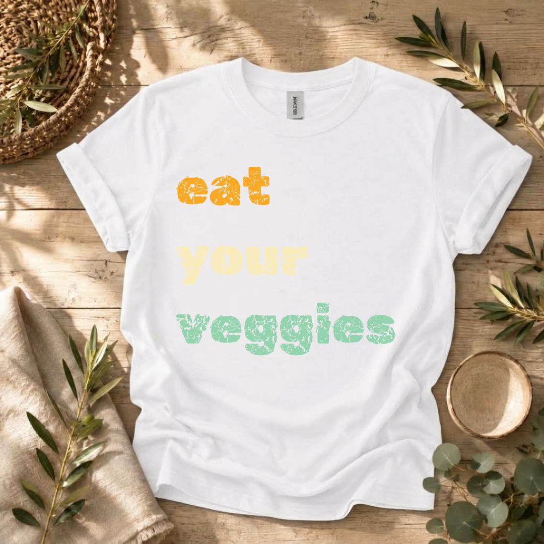 Retro Eat Your Veggies T-Shirt