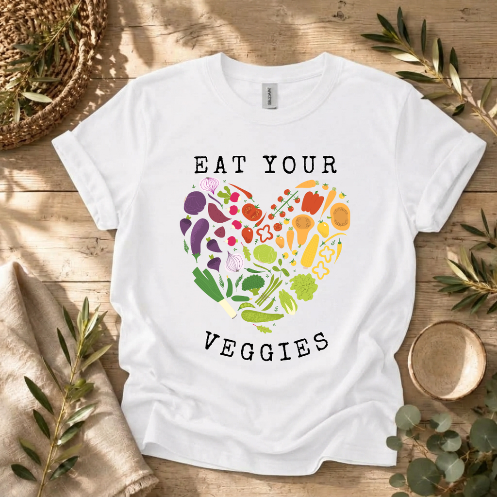 Eat Your Veggies Heart T-Shirt