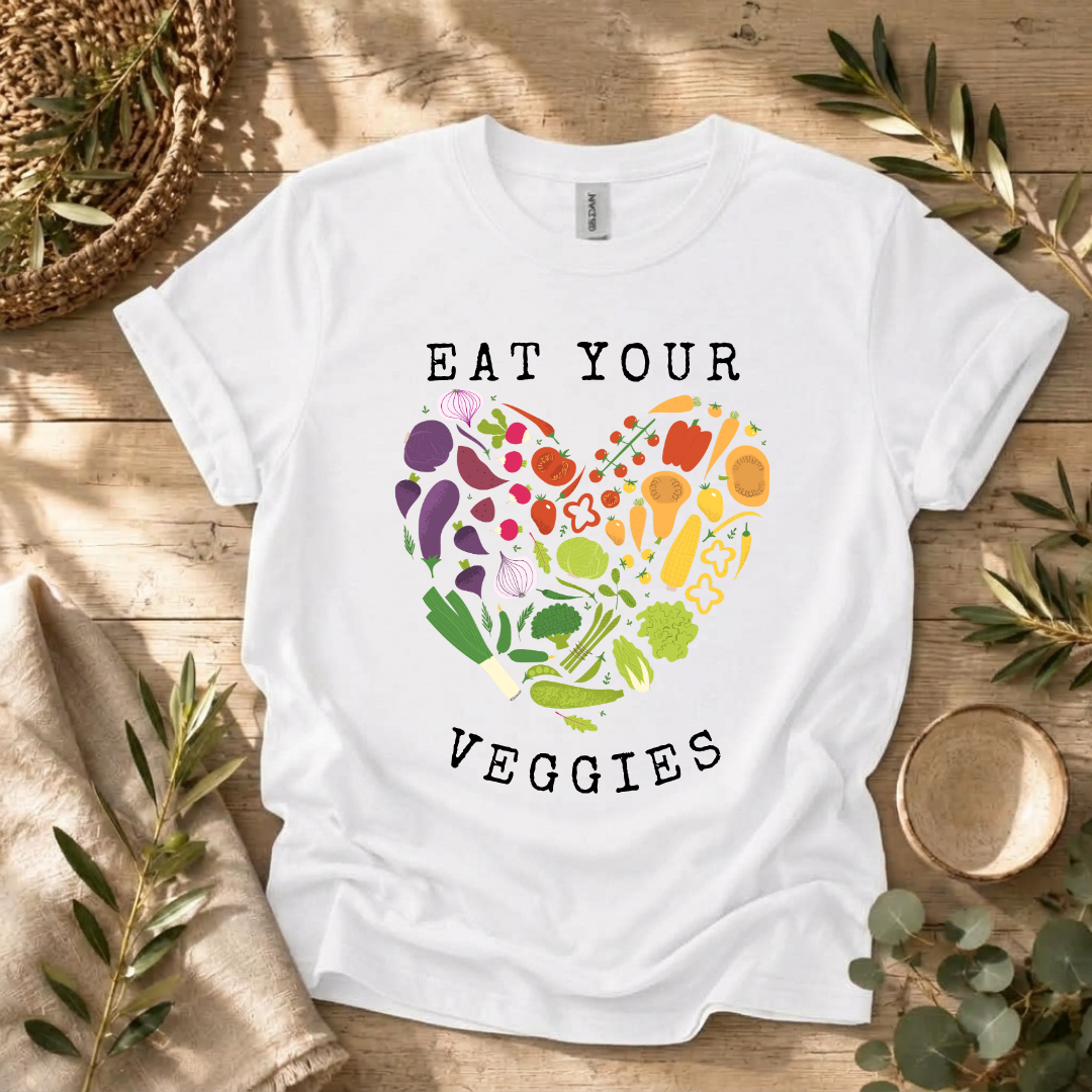 Eat Your Veggies Heart T-Shirt
