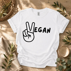 Vegan Peace Sign T-Shirt